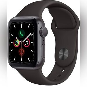 Apple Watch Series 5 40mm in color black - Aluminum & Ceramic finish. GPS.